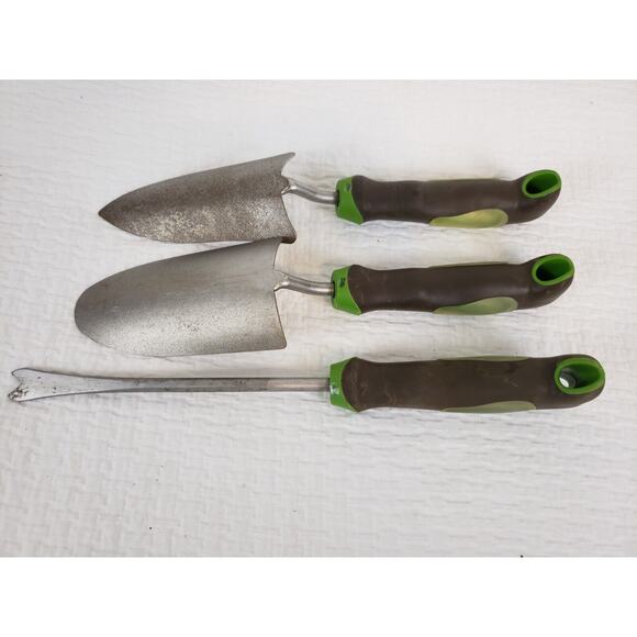 (O4) AMES Ergo Gel Grip Garden Tool Set with Hand Trowel Transplanter Weeder - Picture 7 of 7